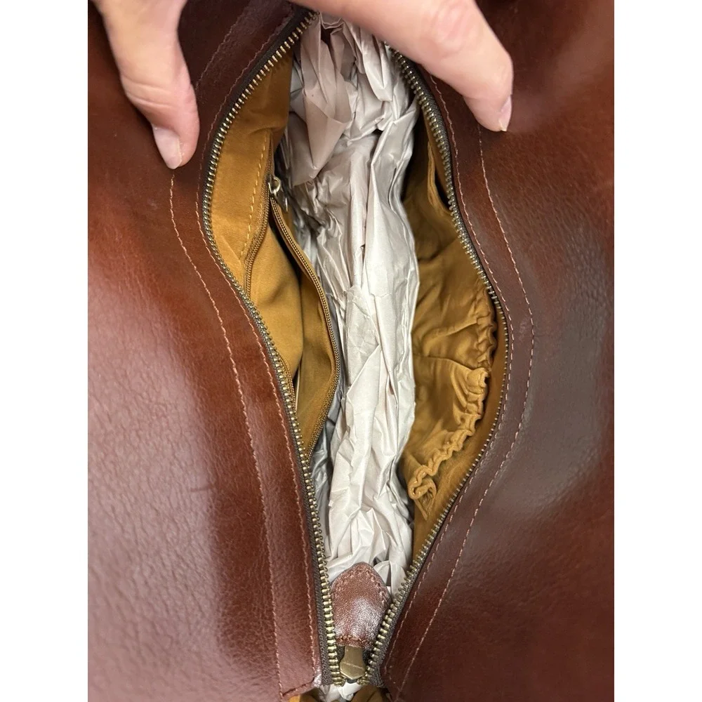 Patricia Nash - Napoli - Leather Shoulder Bag PURSE BRITISH‎ Tan